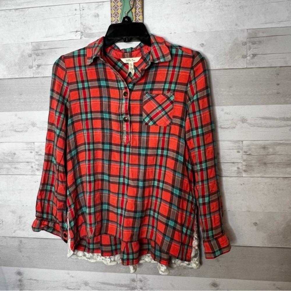 Matilda Jane Long Sleeve Plaid Button Down